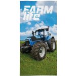 Detexpol osuška Traktor blue farm 70 x 140 cm bavlna froté – Zboží Dáma