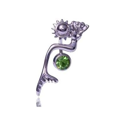Šperky4U piercing do pupíku mořská panna HP01079 – Zboží Mobilmania