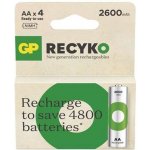 GP AA ReCyko 2600 mAh 4 ks 1032224260 – Zboží Živě