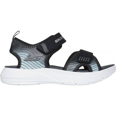 Skechers MICROSPEC SPLASH Černá,Světle modrá,Bílá – Zboží Mobilmania