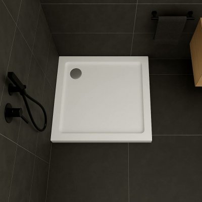 Erga Laos 90 x 90 cm ERG-V06-ACR-9090S-WH-CR – Sleviste.cz