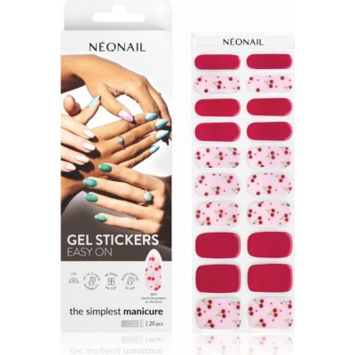NeoNail Easy On Gel Stickers nálepky na nehty odstín M15 20 ks – Zboží Dáma