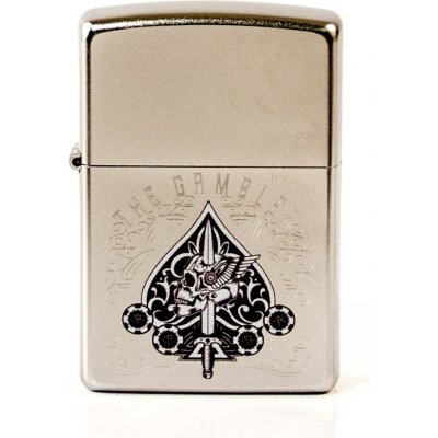 ZIPPO satin finish color cThe Gambler/Skulc – Hledejceny.cz