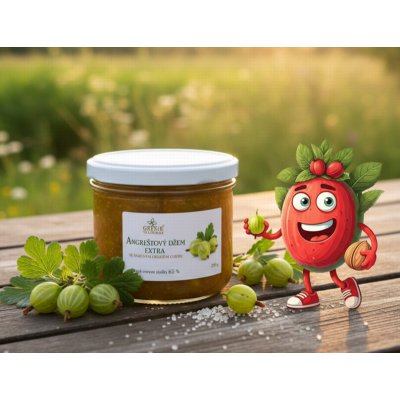 Grešík Angreštový Džem extra speciální 220 g – Zboží Dáma