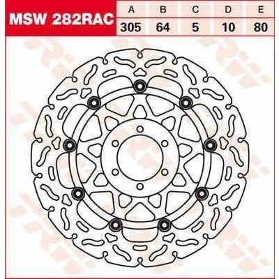 TRW MSW282RAC brzdový kotouč, přední – Hledejceny.cz
