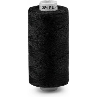 Univerzální šicí nit jeansová (riflová) 240186/999 polyesterová, černá, návin 200m – Sleviste.cz