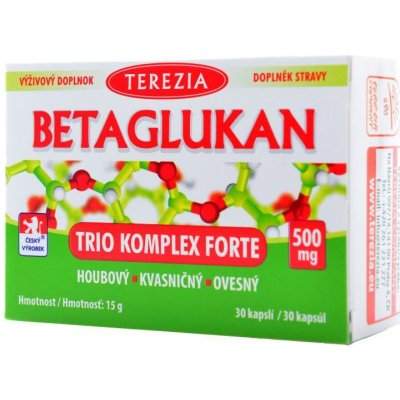 Terezia Company Betaglukan Trio komplex Forte 30 kapslí – Hledejceny.cz
