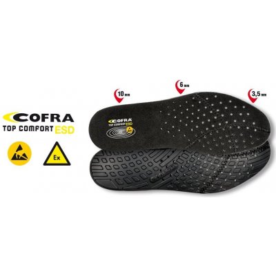 Cofra Comfort Esd Soletta Pu Stélka – Zboží Mobilmania