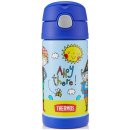 Thermos Dětská termoska s brčkem pirát 355 ml