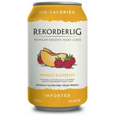 Rekorderlig Mango Raspberry Cider 24 x 0,33 l (plech) – Zbozi.Blesk.cz