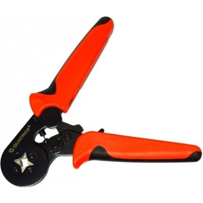 QUATROS QS24072 Krimpovací (lisovací) kleště 0,25 - 6mm2, 4-hranné, samonastavovací – Zboží Dáma