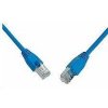 síťový kabel Solarix 28430059 patch, CAT5E, SFTP, PVC, 0,5m, modrý