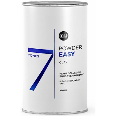 MILA Easy 7 Bleaching Powder Easy Clay melír zesvětluje až o 7 odstínů 500 g – Zboží Dáma