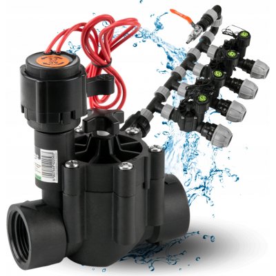 Bradas Elektroventil 24V s regulací průtoku 1" vnitřní závity – Hledejceny.cz