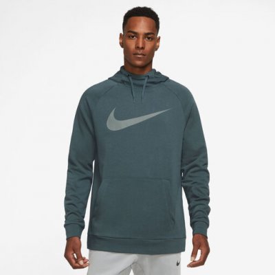 Nike M Dri-FIT Hoodie Mikiny šedá – Zboží Mobilmania