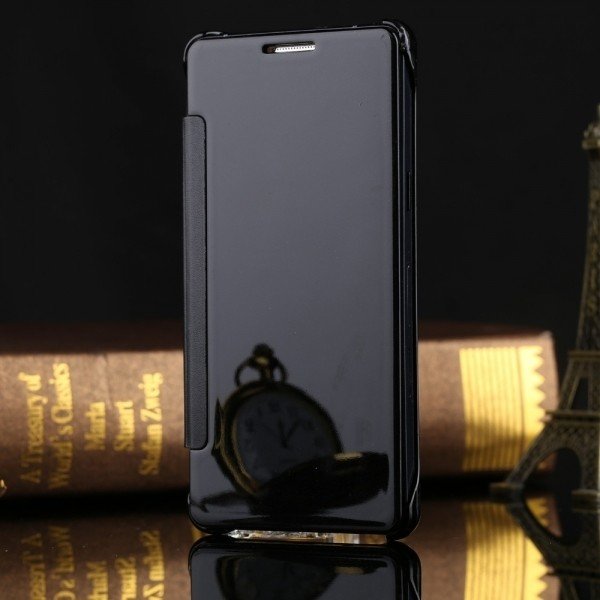 Pouzdro a kryt na mobilní telefon Pouzdro SES Zrdcadlové plastové flip Samsung Galaxy S8 G950F - černé