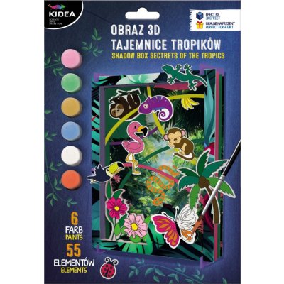 Kidea Paper Design Obraz 3D Tajemství tropů – Hledejceny.cz