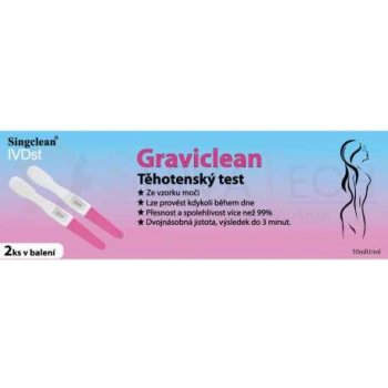 Graviclean těhotenský test midstream 2 ks