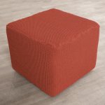 Nueva Textura strečový potah na taburet Niagara cihlový 40 - 60 cm – Sleviste.cz