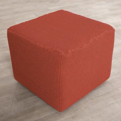 Nueva Textura strečový potah na taburet Niagara cihlový 40 - 60 cm – Sleviste.cz