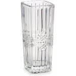 Giftdecor Čtvercová váza s křišťálovým vzorem, 15 cm transparentní – Hledejceny.cz