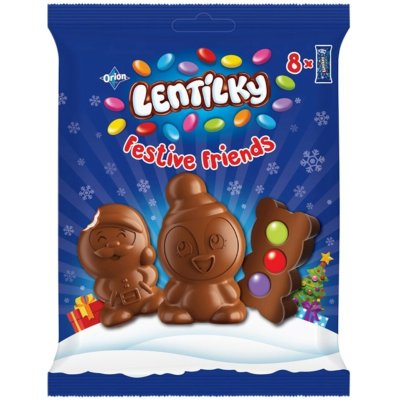 Orion Lentilky Vánoční kamarádi 65 g – Zbozi.Blesk.cz