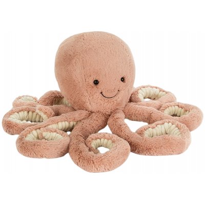 Jellycat chobotnice Odell velká růžová 75 cm