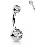 Šperky4U piercing do pupíku banánek vnitřní závit titan TIT1009-161058 – Zboží Dáma