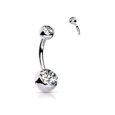 Šperky4U piercing do pupíku banánek vnitřní závit titan TIT1009-161058 – Zboží Dáma