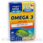 MaxiVita Omega3 rybí olej 30 kapslí – Hledejceny.cz