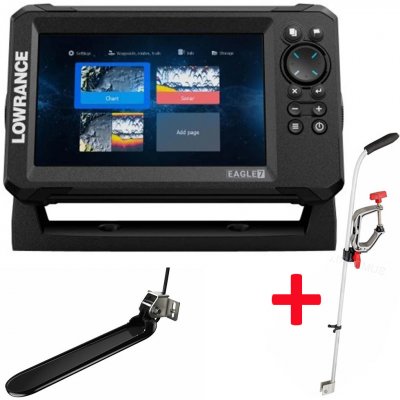 Sonar Lowrance Eagle 7 Se Sondou Tripleshot HD + Držák Sondy Zdarma – Zbozi.Blesk.cz