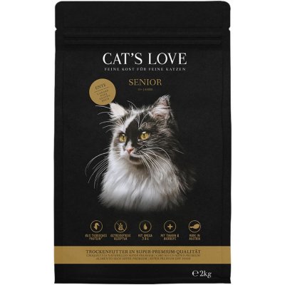 Cat's Love Senior kachna 2 kg