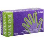 MAXTER GLOVE MANUFACTURING latexové U-R pudr. 100ks – Zboží Dáma