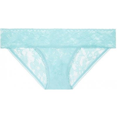 Victoria's Secret dámské kalhotky Floral Lace Bikini Panty modrá