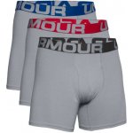 Under Armour boxerky Charged Cotton 6in 3 Pack – Zboží Mobilmania