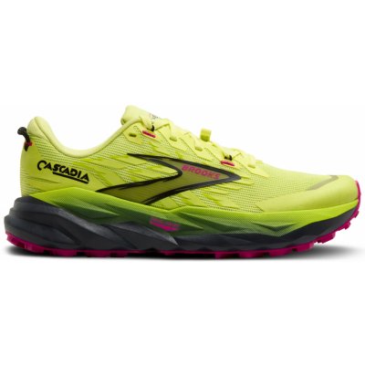 Brooks Cascadia 19 M Sunny Lime/Black/Blue – Zboží Dáma
