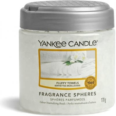 Yankee Candle FLUFFY TOWELS voňavé perly 170 g
