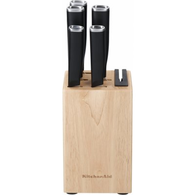 KitchenAid Classic kaučukový blok s noži 6 ks, KE5PSTANOBG – Zboží Dáma