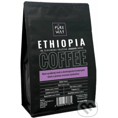 Pure Way Ethiopia odrodová zrnková 0,2 kg – Hledejceny.cz