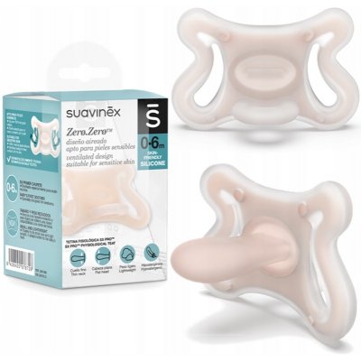 Suavinex dudlík Zero fyziologický světle růžová – Zboží Dáma