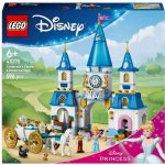 LEGO® Disney Princess 43275 Popelčin zámek a kočár s koňmi – Zboží Živě
