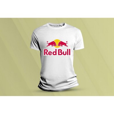Sandratex dětské bavlněné tričko Red Bull., bílá