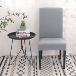 Numberoplus Potahy na židle - Světle šedá – Zboží Dáma