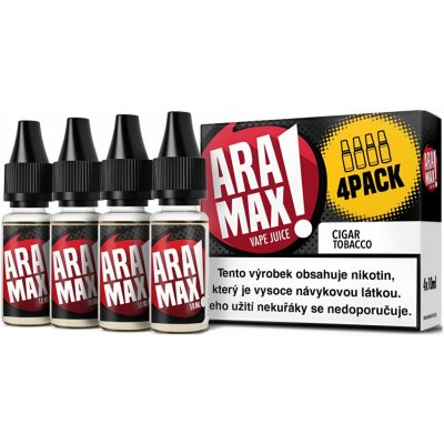 Aramax 4Pack Cigar Tobacco 10 ml 18 mg – Zboží Dáma