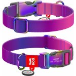 Waudog Nylonový obojek s QR kódem pro psa Gradient – Zboží Mobilmania