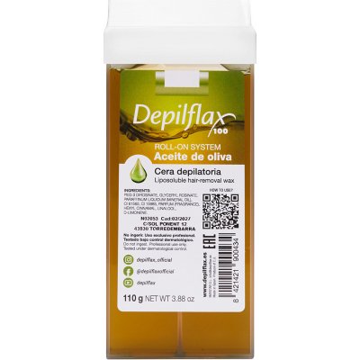 DEPILFLAX 100 Depilační vosková rolka olivová 110 g – Zboží Dáma DEPILFLAX 100 Depilační vosková rolka olivová 110 g – Zboží Dáma