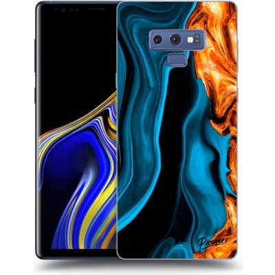 Pouzdro Picasee silikonové Samsung Galaxy Note 9 N960F - Gold blue černé – Zboží Mobilmania