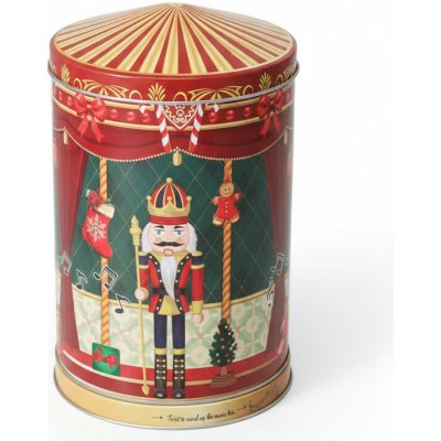 EH Excellent Houseware STELLARI plechový kolotoč na sušenky, Ø 13,2 cm červený – Sleviste.cz