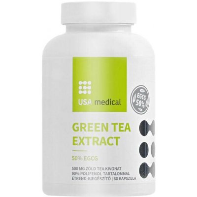 USA medical Green Tea Extract 50% EGCG 60 kapslí – Hledejceny.cz
