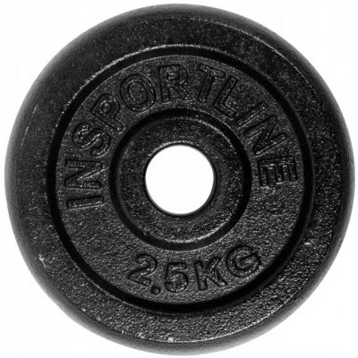 inSPORTline Litinová závaží činka 30 mm 2,5 kg – Hledejceny.cz